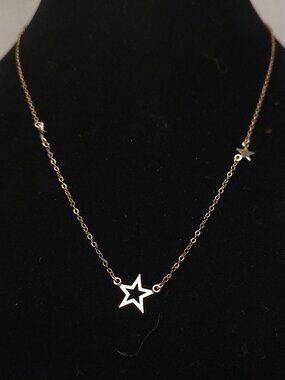 14 K GF Star Necklace